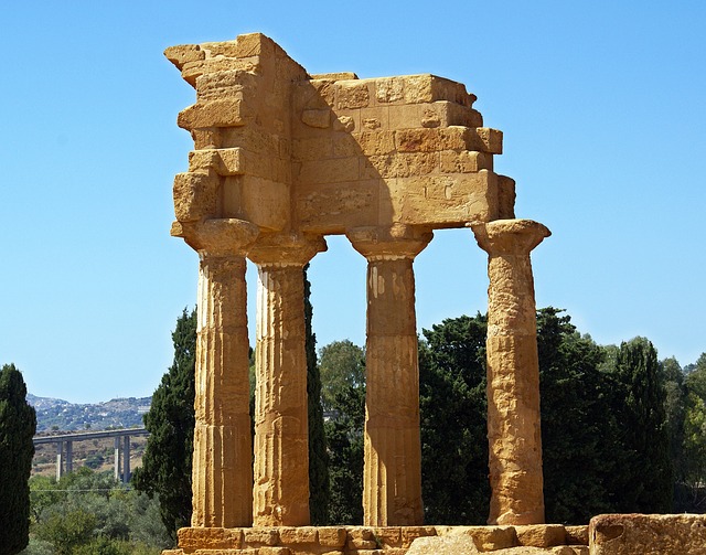 agrigento Tempio dei dioscuri Tempio dei dioscuri