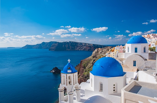 isola di santorini isola di santorini grecia